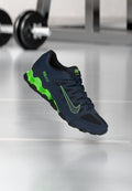 Nike Performance M NIKE REAX 8 TR MESH - Training shoe - obsidian/green strike/black