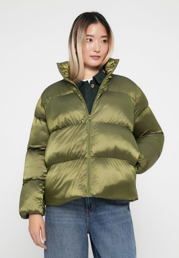 Pieces PCMILLA SHINY PUFFER JACKET HOOD