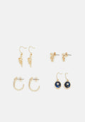 Pieces PCSNALLY EARRINGS 4 PACK