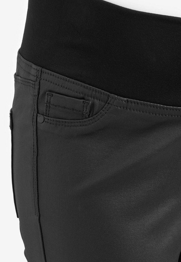 Next MATERNITY COATED STRAIGHT LEG JEANS