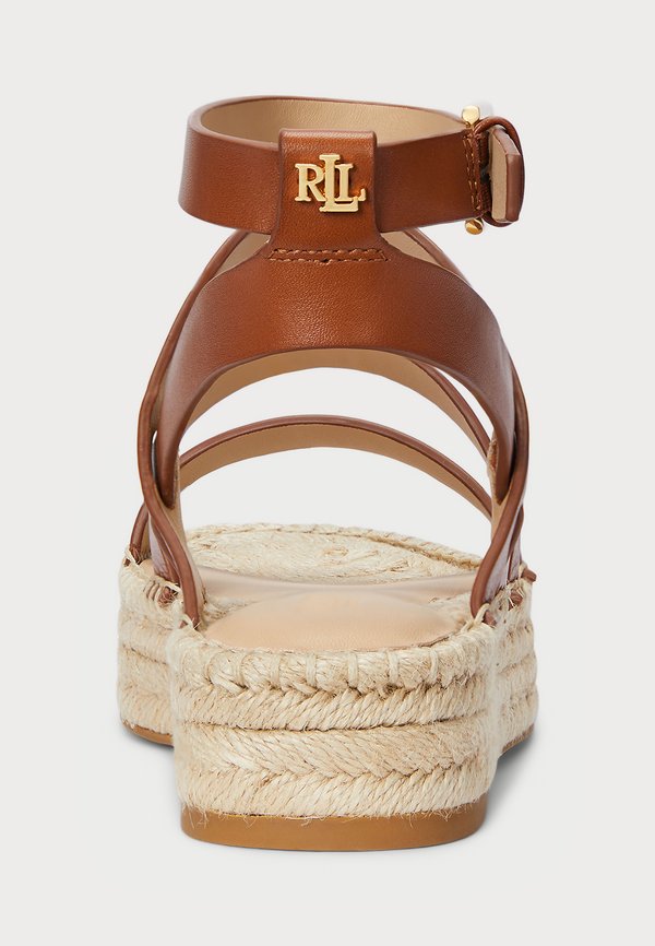 Lauren Ralph Lauren POLLY LEATHER GLADIATOR ESPADRILLE