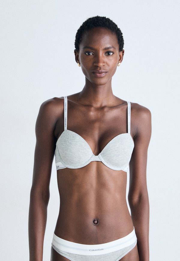 Calvin Klein Underwear LIGHTLY LINED DEMI ICON  - T-shirt bra - grey heather
