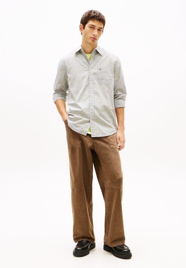 Tommy Jeans REGULAR FIT CHECK POPLIN SHIRT