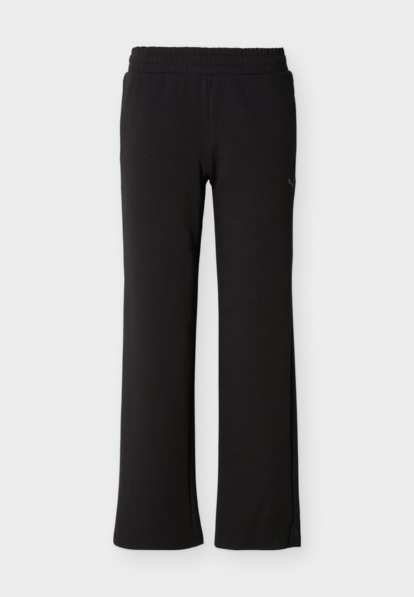 Puma ELEVATED STRAIGHT LEG - Tracksuit bottoms - black