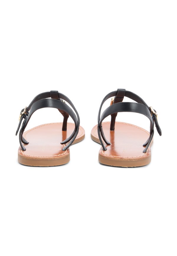 Tommy Hilfiger LEATHER TH MONOGRAM STRAP SANDALS