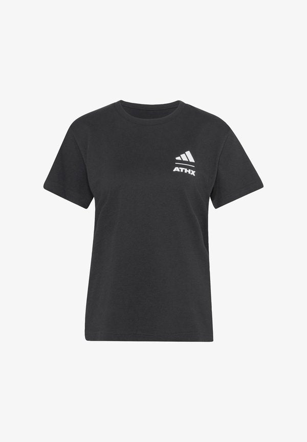 adidas Performance ATHX GRAPHIC T-SHIRT - Print T-shirt - black