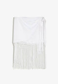 Bershka JACQUARD MINI SKIRT - Pencil skirt - white