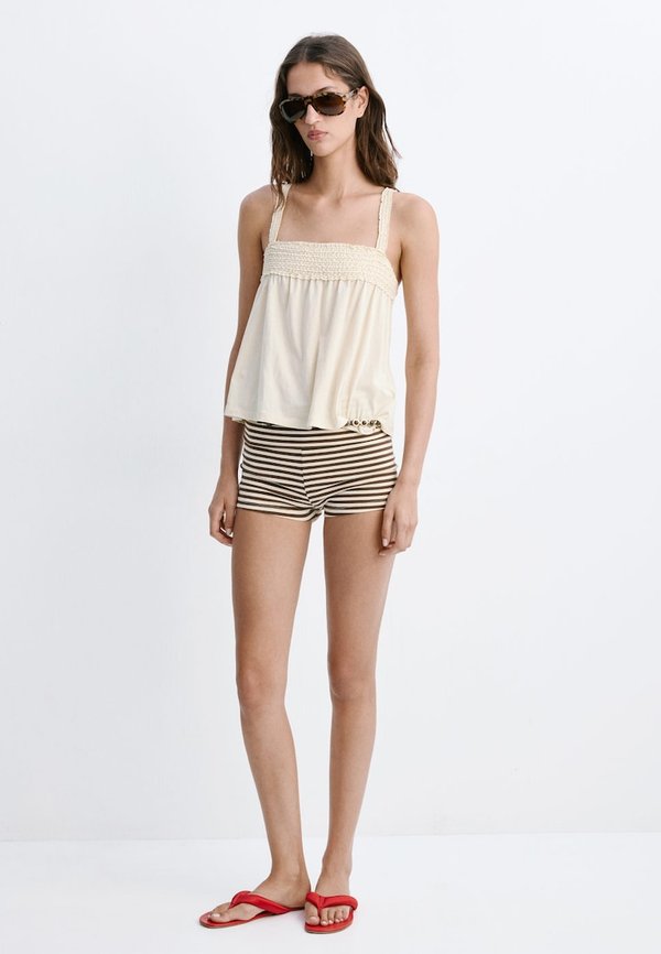 Mango ADULT - Blouse - beige