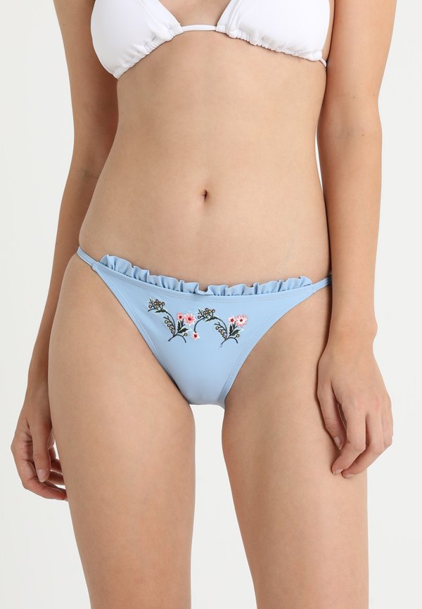 Topshop FLORAL FRILL EMBROIDED