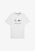 Puma BMW MMS ESS LOGO TEE - Print T-shirt - white
