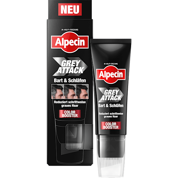 Shampoo Grey Attack Bart & Schläfen Color Booster Alpecin