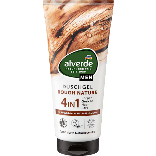 Duschgel Rough Nature 4in1 alverde MEN