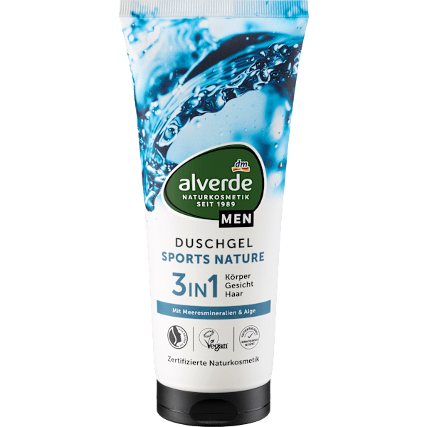 Duschgel Sports Nature 3in1 alverde MEN
