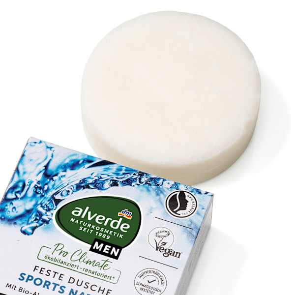 Festes Duschgel Sports Nature 3in1 alverde MEN