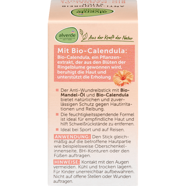Anti-Wundreibstick Mandelöl & Calendula alverde NATURKOSMETIK