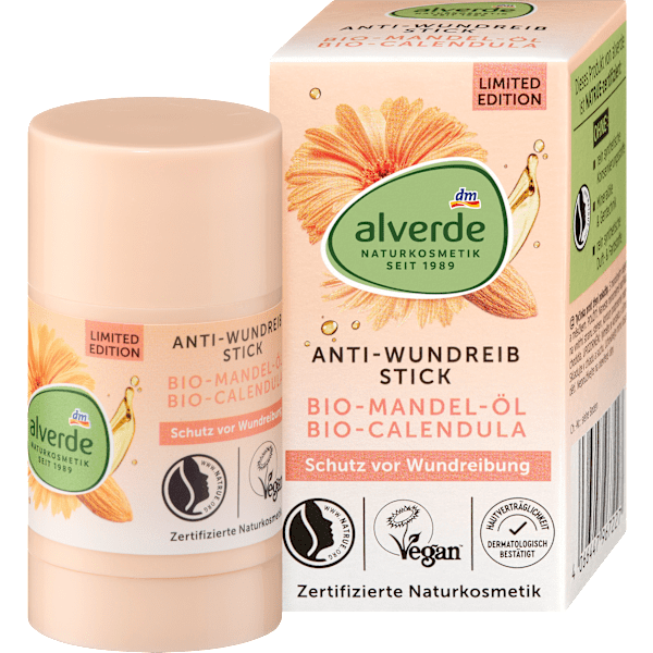Anti-Wundreibstick Mandelöl & Calendula alverde NATURKOSMETIK