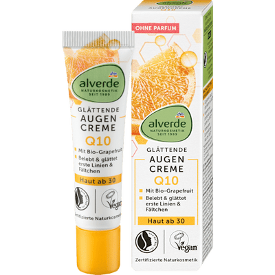 alverde NATURKOSMETIK Eye cream Q10 smoothing, 15 ml