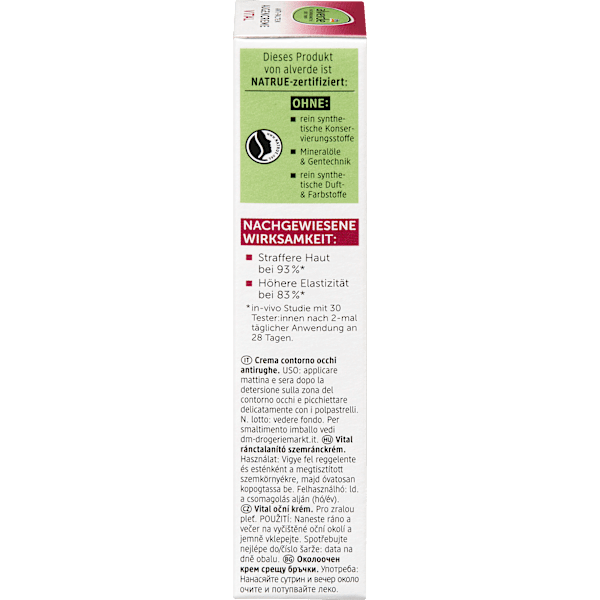 Augencreme Vital alverde NATURKOSMETIK