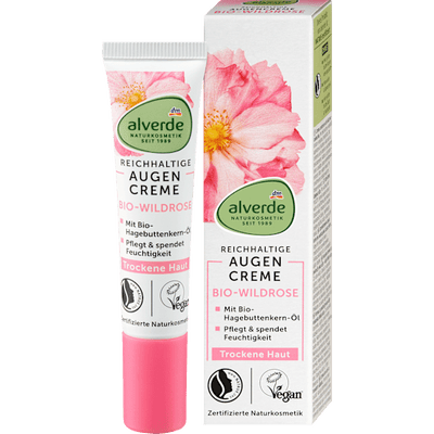alverde NATURKOSMETIK Wild Rose Eye Cream, 15 ml