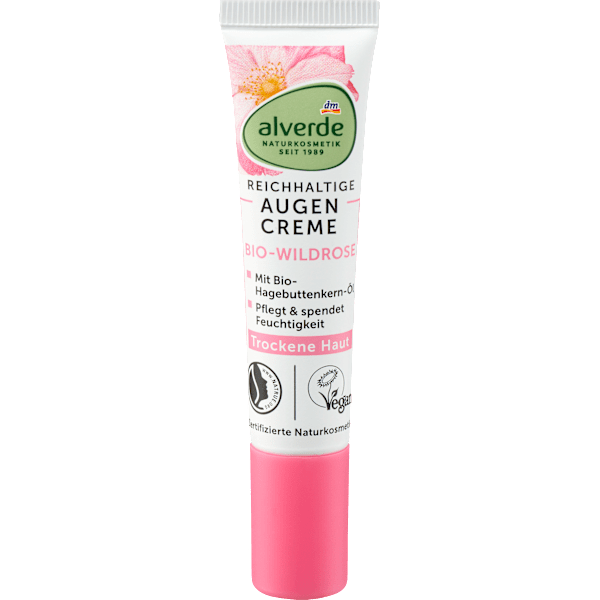 Augencreme Wildrose alverde NATURKOSMETIK