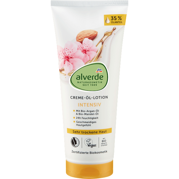 Bodylotion Cremeöl Arganöl Mandel alverde NATURKOSMETIK