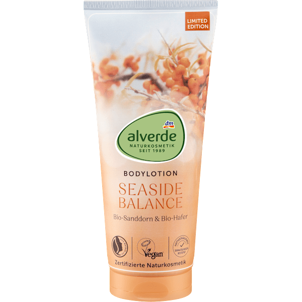 Bodylotion Sanddorn Hafer alverde NATURKOSMETIK