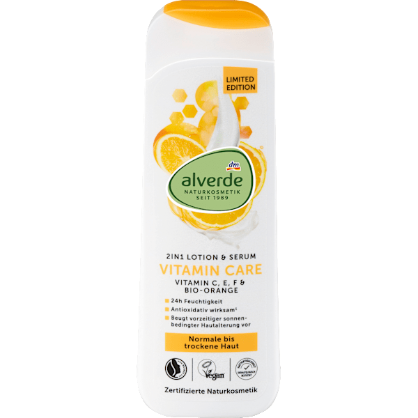Bodylotion & Serum 2in1 Vitamin Care alverde NATURKOSMETIK