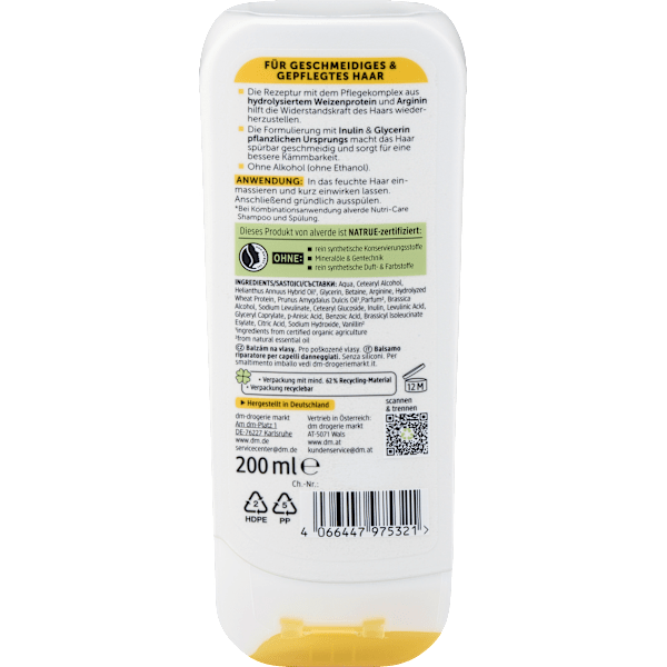 Conditioner Nutri Care alverde NATURKOSMETIK