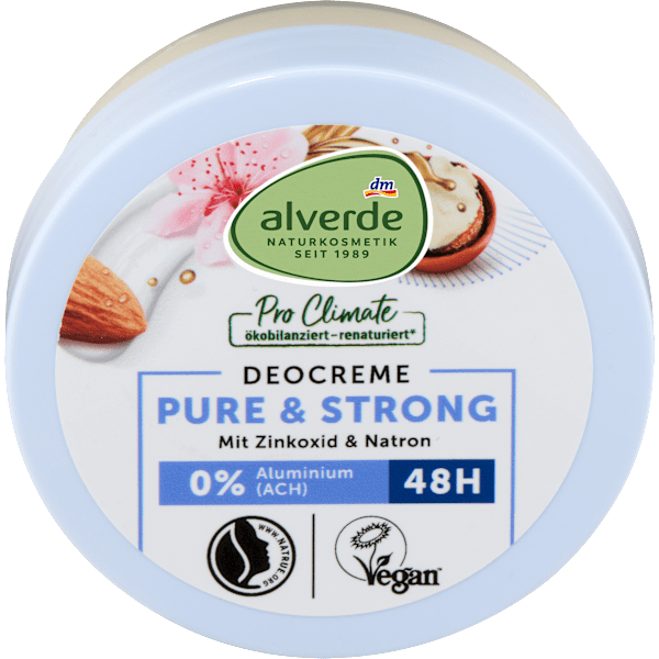 Deocreme Pure & Strong alverde NATURKOSMETIK