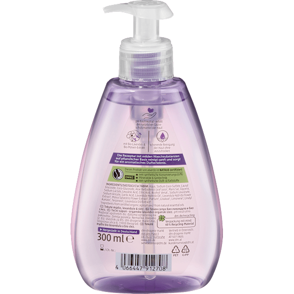 Flüssigseife Lavendel, Malve alverde NATURKOSMETIK