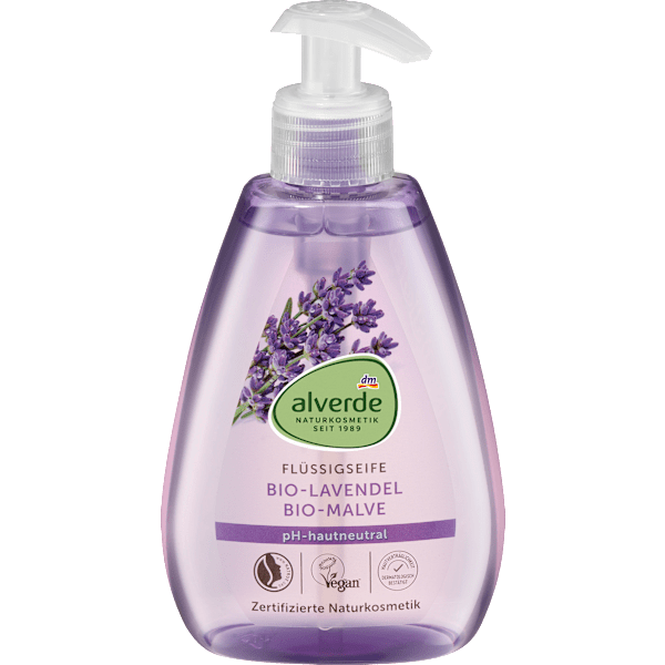 Flüssigseife Lavendel, Malve alverde NATURKOSMETIK