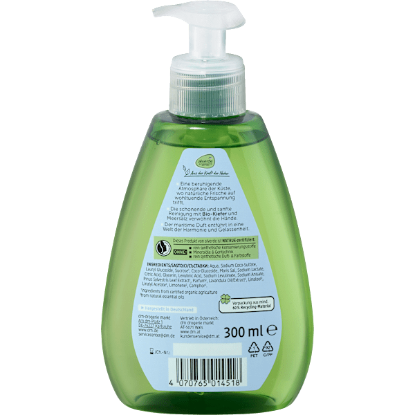 Flüssigseife Seaside Balance alverde NATURKOSMETIK