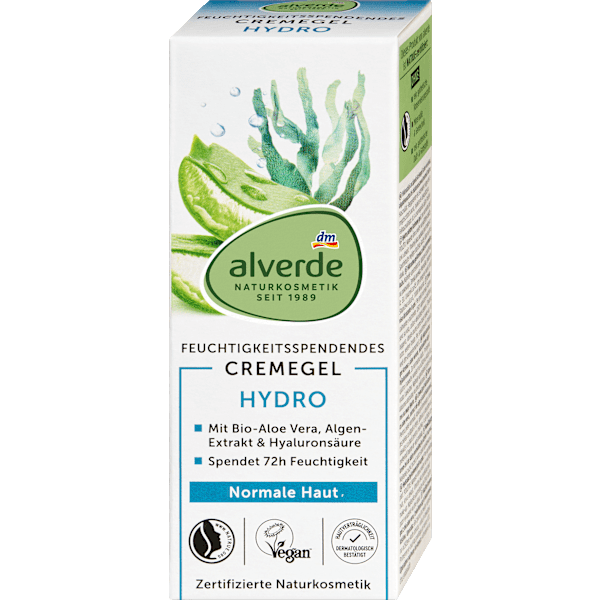 Gesichtscreme Gel Hydro feuchtigkeitsspendend alverde NATURKOSMETIK