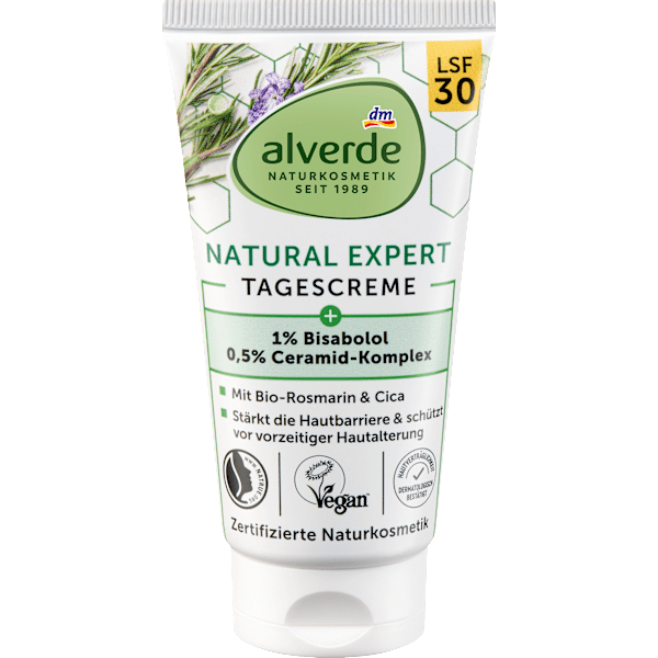 Gesichtscreme Natural Expert LSF30 alverde NATURKOSMETIK
