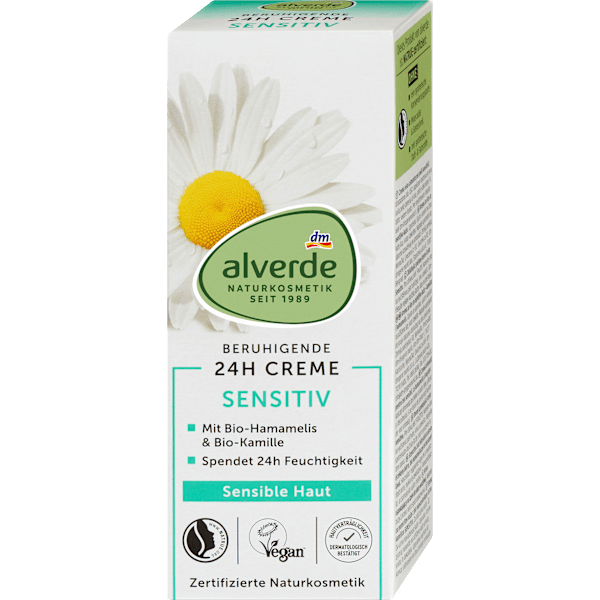Gesichtscreme Sensitiv 24h Creme alverde NATURKOSMETIK