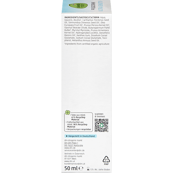 Gesichtscreme Ultra Sensitiv alverde NATURKOSMETIK