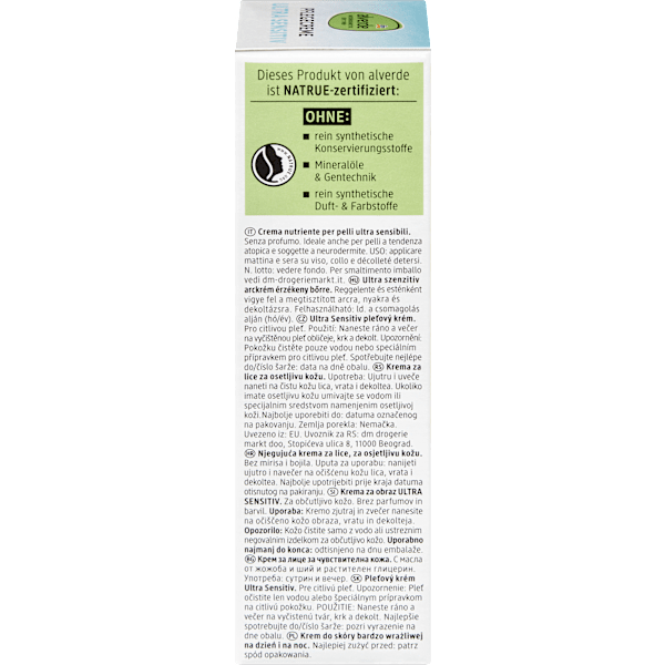 Gesichtscreme Ultra Sensitiv alverde NATURKOSMETIK