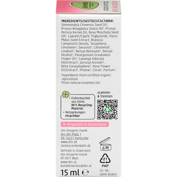Gesichtsöl Wildrose alverde NATURKOSMETIK