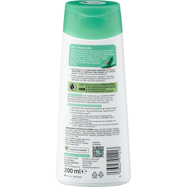 Gesichtstonic Clear alverde NATURKOSMETIK