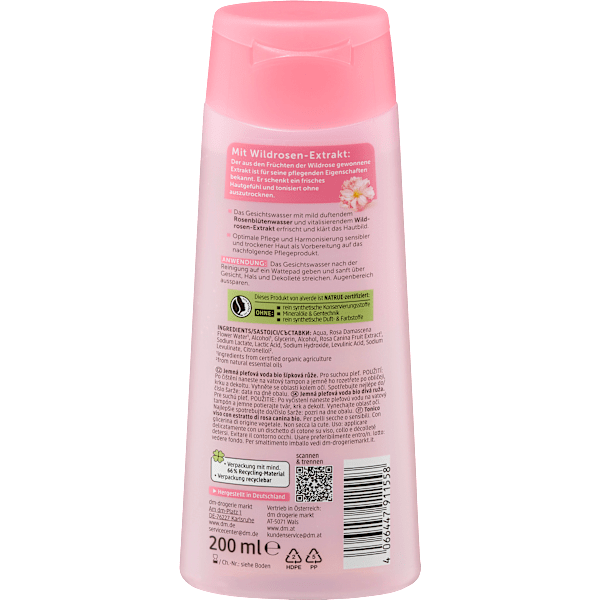 Gesichtswasser sanft Wildrose alverde NATURKOSMETIK