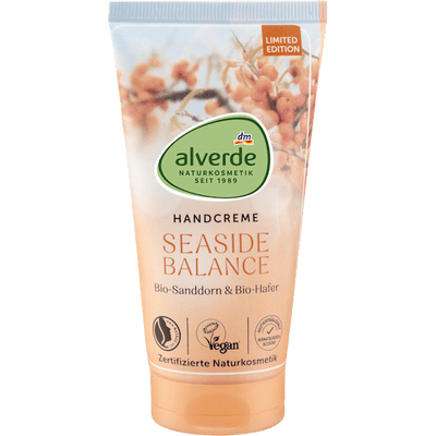 alverde NATURKOSMETIK Hand cream Seaside Balance with sea buckthorn & oats, 75 ml