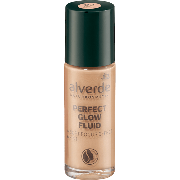 Highlighter Perfect Glow Fluid 02 Warm Amber alverde NATURKOSMETIK