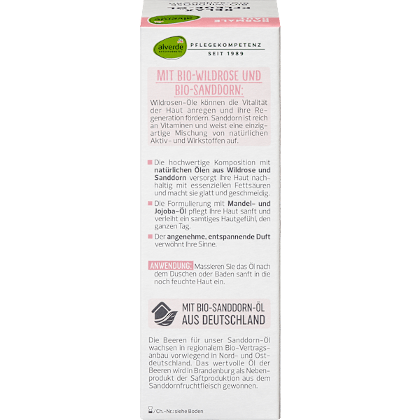 Körper-Öl Wildrose, Sanddorn alverde NATURKOSMETIK