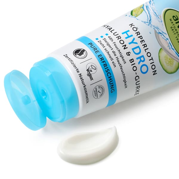 Körperlotion Hydro Hyaluron & Gurke alverde NATURKOSMETIK