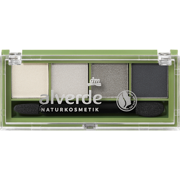 Lidschatten Palette Quattro 75 Smokey Eyes alverde NATURKOSMETIK