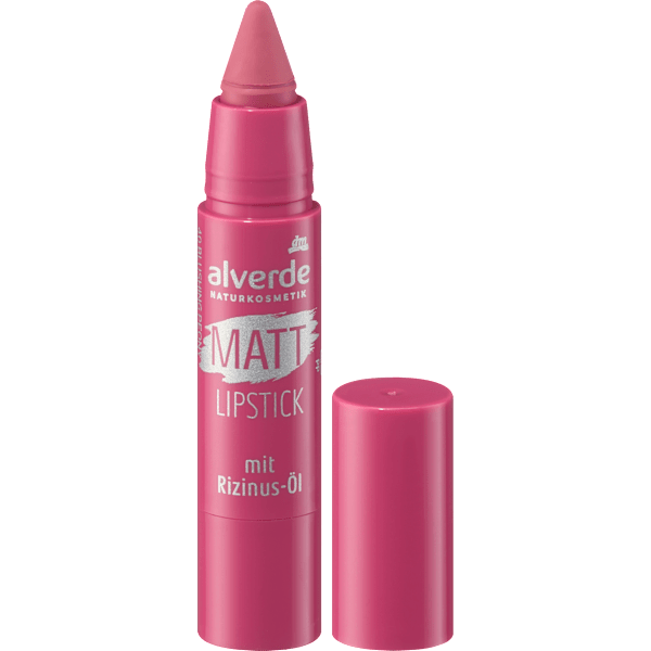 Lippenstift Matt 40 Blushing Peony alverde NATURKOSMETIK