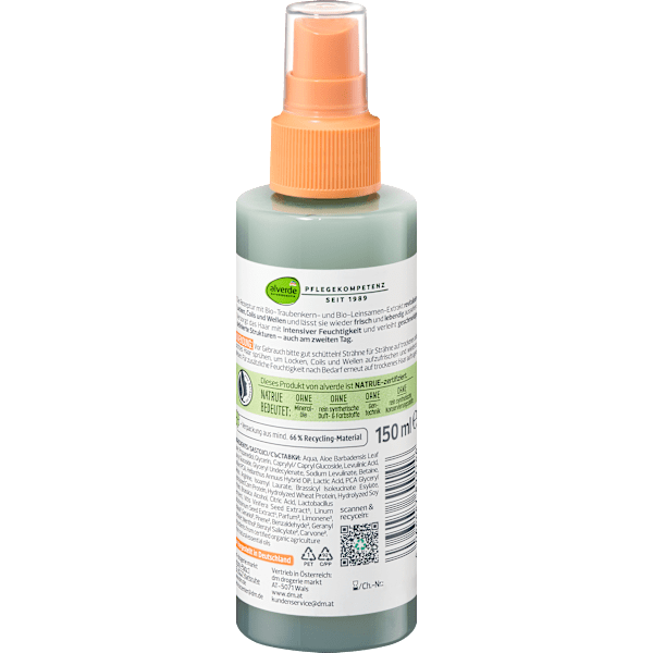 Locken Refresh-Spray alverde NATURKOSMETIK