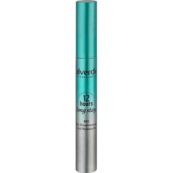Mascara 12 Hours Long Stay 10 Schwarz alverde NATURKOSMETIK