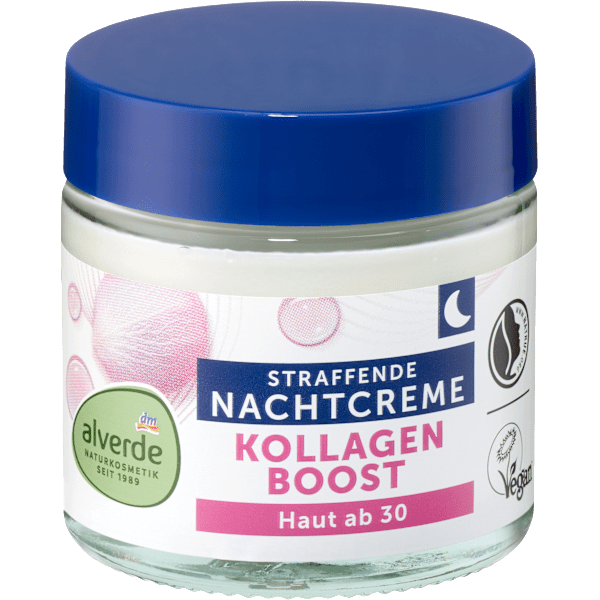 Nachtcreme Kollagen Boost alverde NATURKOSMETIK