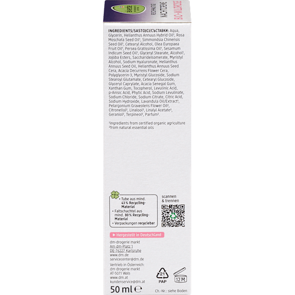 Nachtcreme Wildrose alverde NATURKOSMETIK